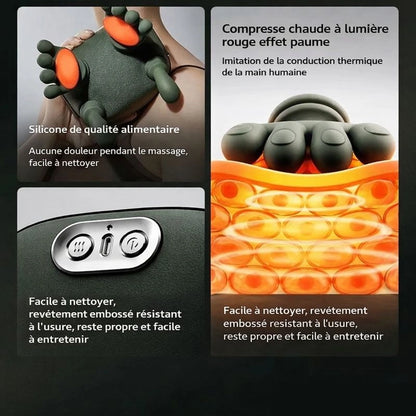 Masseur de cou et d'épaules chauffant bionique