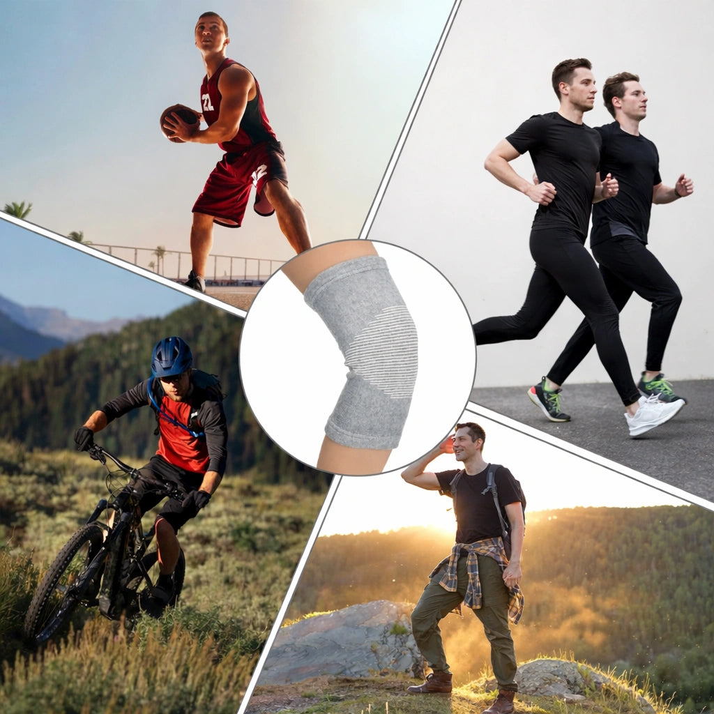 genouillère respirant sans couture Premium