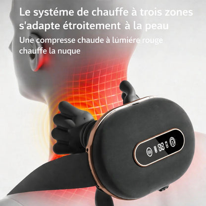 Masseur de cou et d'épaules chauffant bionique